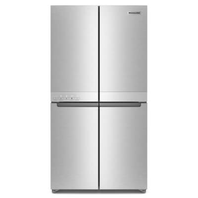 KitchenAid® 4-Door Refrigerator with PrintShield® Finish