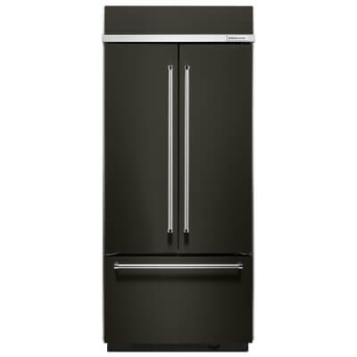 KitchenAid® Built-In Stainless Steel French Door Refrigerator with Platinum Interior Design