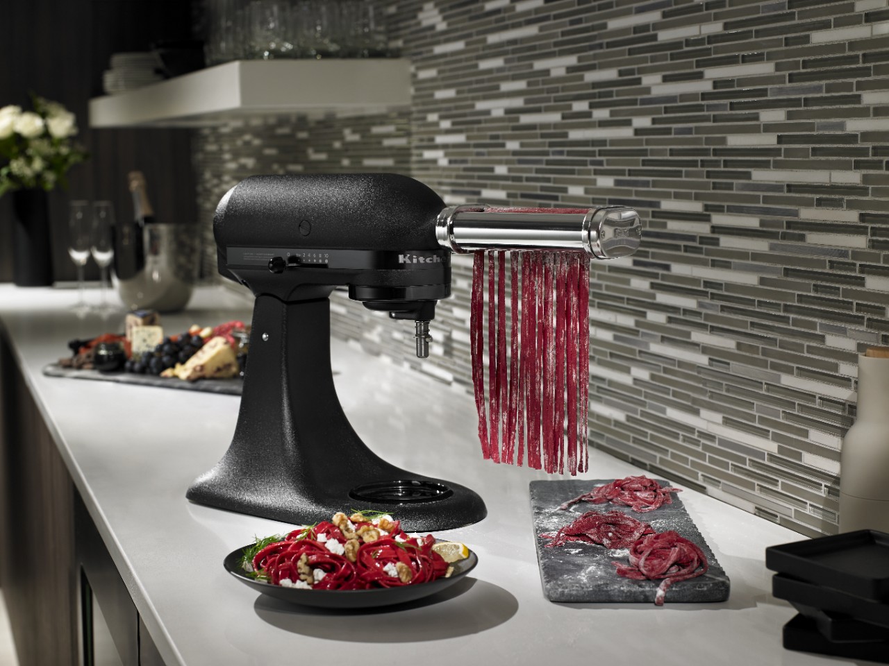 The KitchenAid® Artisan® Black Tie Limited Edition Stand Mixer available exclusively on KitchenAid.com The KitchenAid® Artisan® Black Tie Limited Edition Stand Mixer available exclusively on KitchenAid.com