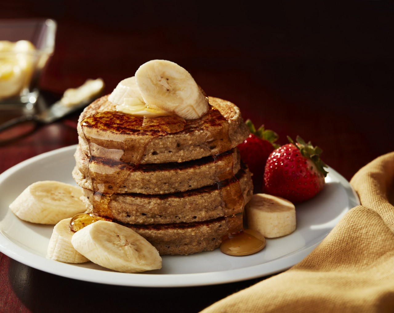 Use the Pro Line® Series Blender to make delicious banana pancakes.