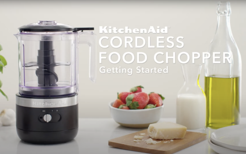 KitchenAid Go™ Cordless Food Chopper Set Up, Use & Care