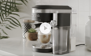 Espresso Machine w/ Milk Frother: How to Make a Latte