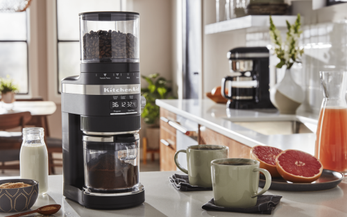 KitchenAid® Burr Coffee Grinder with fresh beans