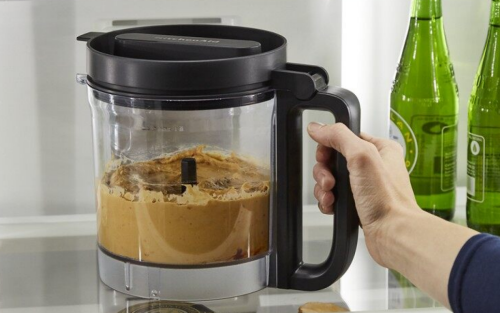 Peanut butter in a KitchenAid® food processor