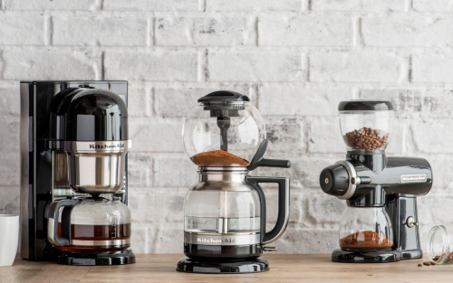 KitchenAid® coffee appliances on a countertop