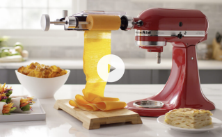 Vegetable Sheet Cutter Attachment: Processing Hard Foods