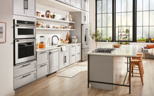 Modern kitchen with KitchenAid® appliances