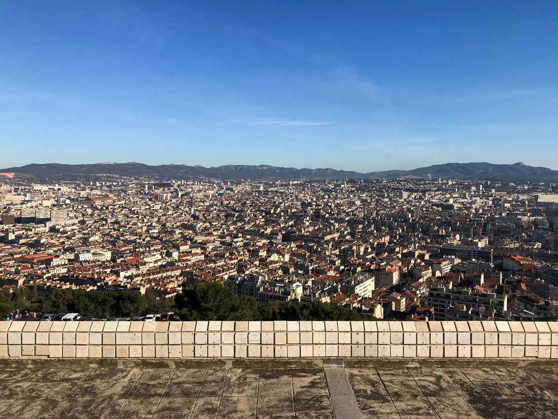 The beautiful cityscape of Marseille.