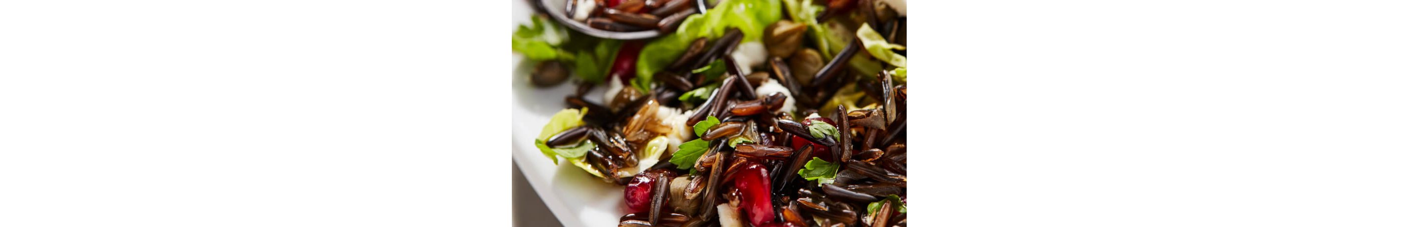 Shaved Brussels And Wild Rice Salad.