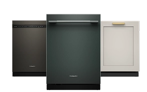 A collage of KitchenAid® built-in dishwashers