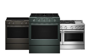 A collage of KitchenAid® built-in ranges