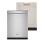 Two closed KitchenAid® dishwashers.