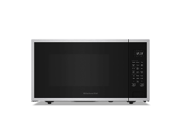 A KitchenAid® 1.6 Cu. Ft. Countertop Sensor Cooking Microwave.