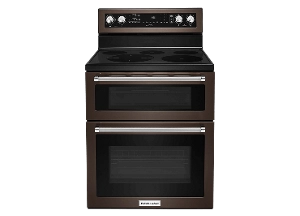 A KitchenAid® 30" Electric Double Oven Convection Range 