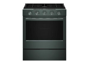 A KitchenAid® 30" Slide-In Gas Range with Convection 2-in-1 Burner
