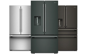 A collage of KitchenAid® French Door Refrigerators