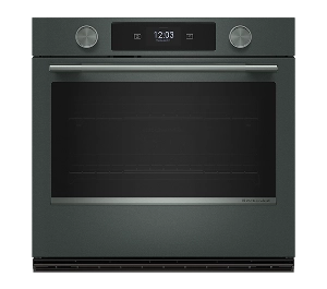 A 30" Smart Single Wall Oven with Assisted Cook Cycles.