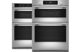 Two KitchenAid wall ovens.
