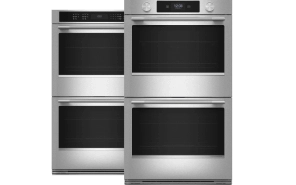 Two KitchenAid wall ovens.