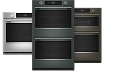 Three KitchenAid® wall ovens.