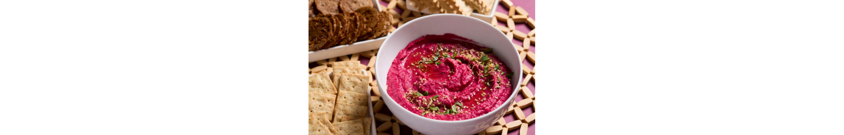 Roasted beet hummus.