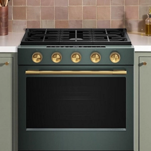 A Juniper Range in a contemporary kitchen.