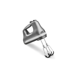 A KitchenAid® Hand Mixer.