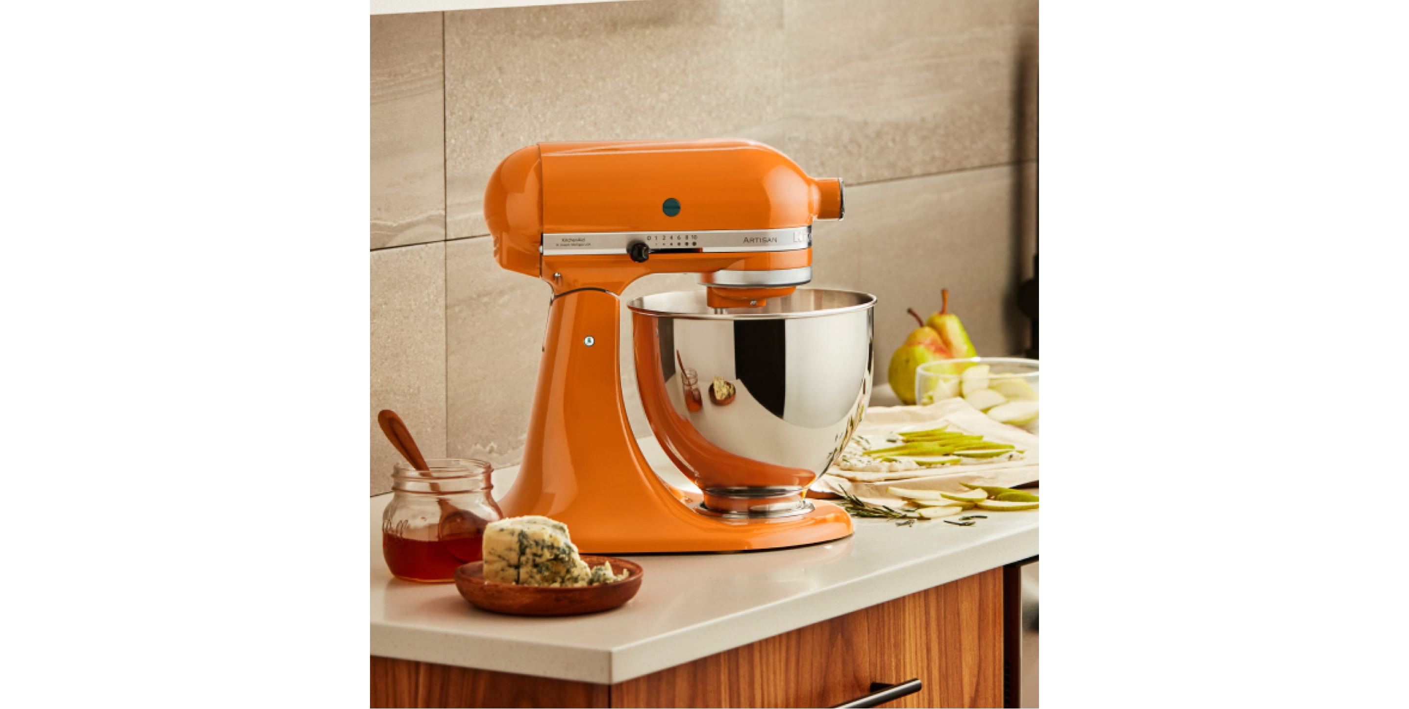 A honey stand mixer.