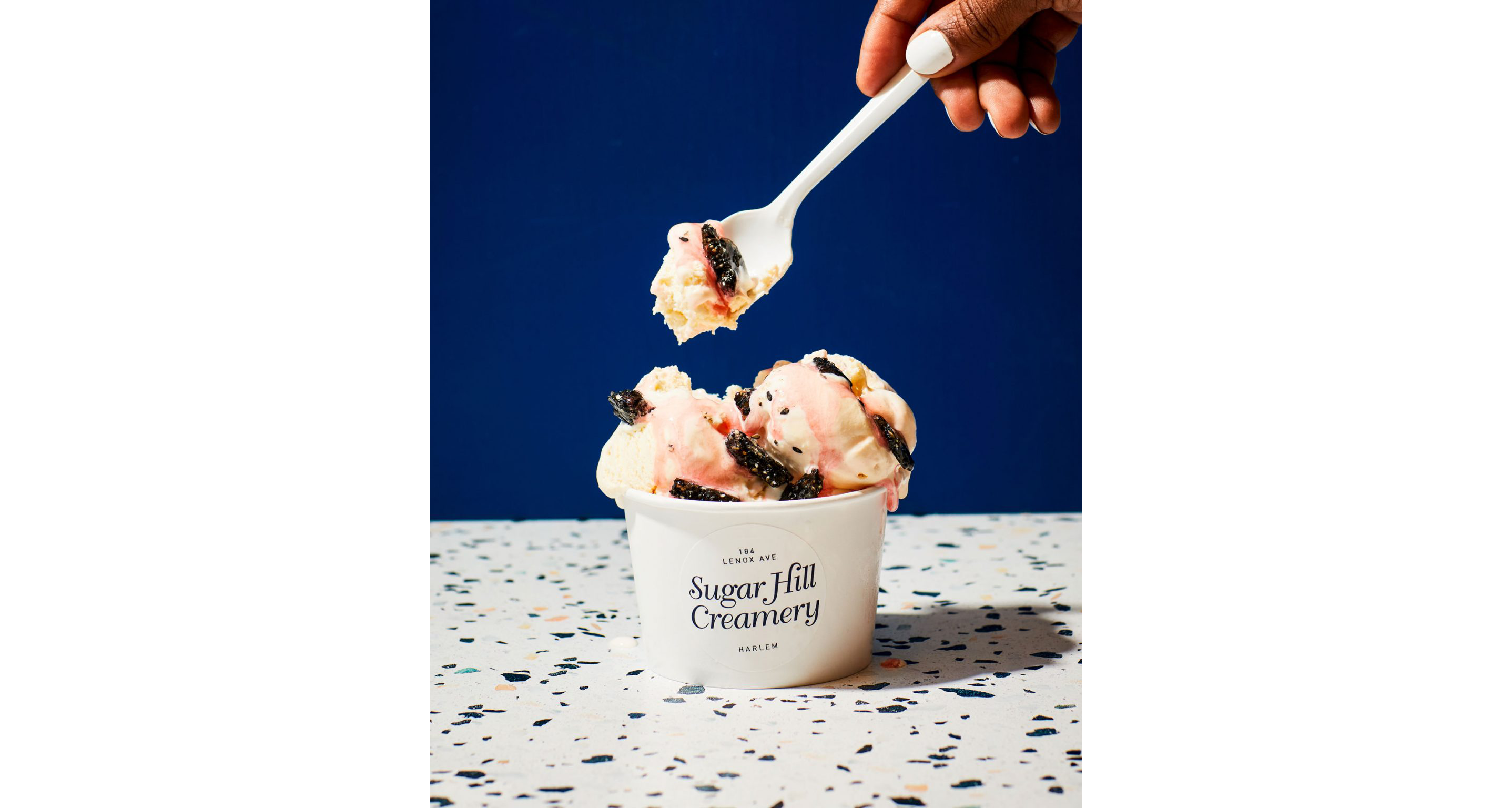 Ice cream from Sugar Hill Creamery.