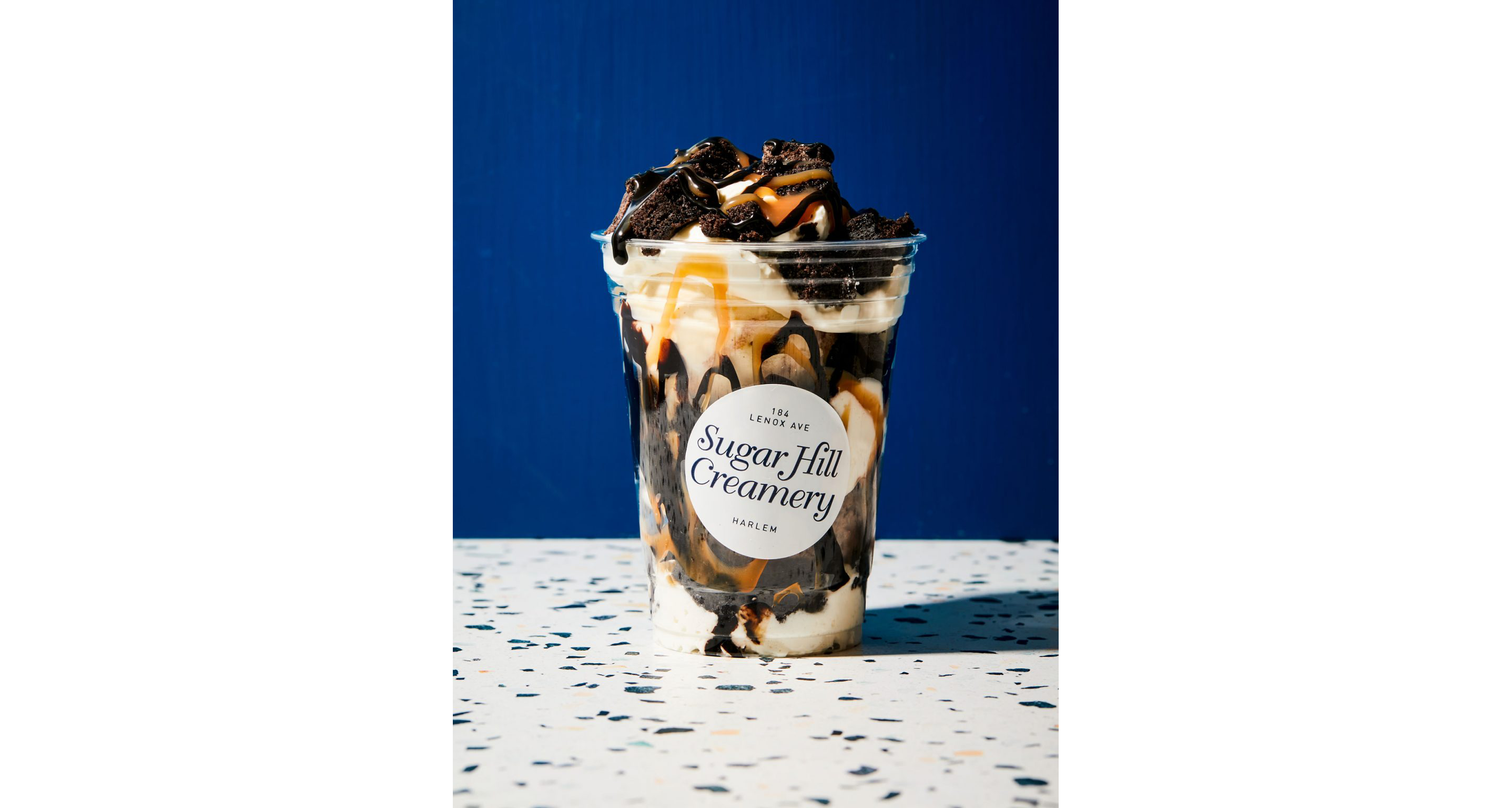 A sundae from Sugar Hill Creamery.
