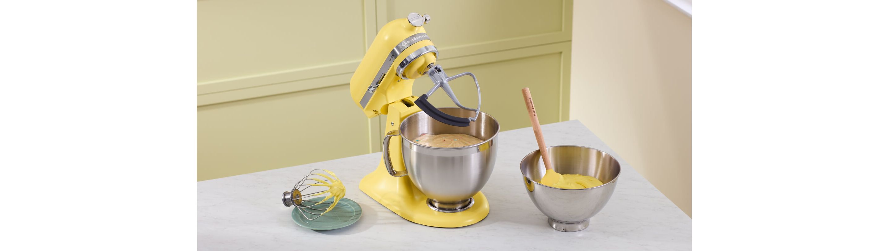 The 2025 Color of the Year Stand Mixer, Butter.