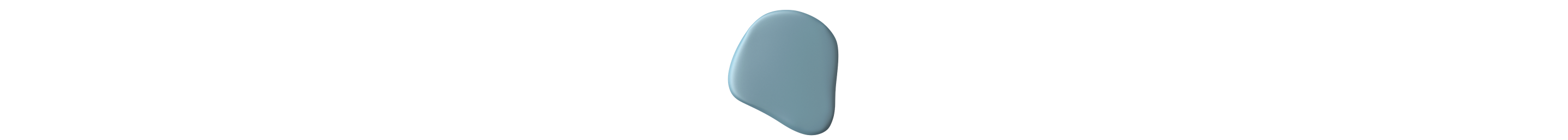 A paint chip featuring the Misty blue color