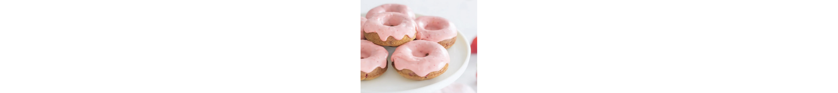 Strawberry donuts