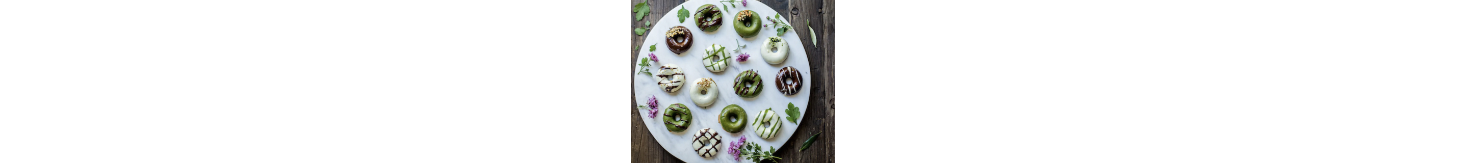Vegan glazed donuts