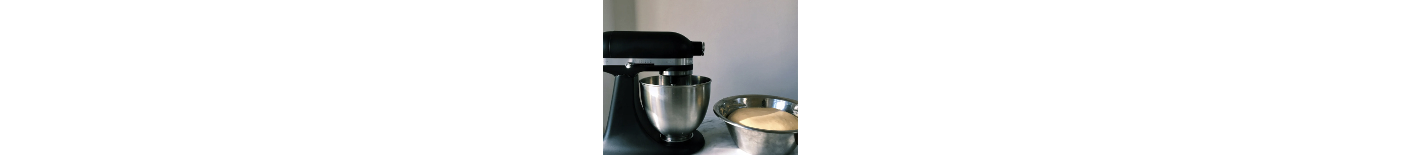 Black KitchenAid® stand mixer