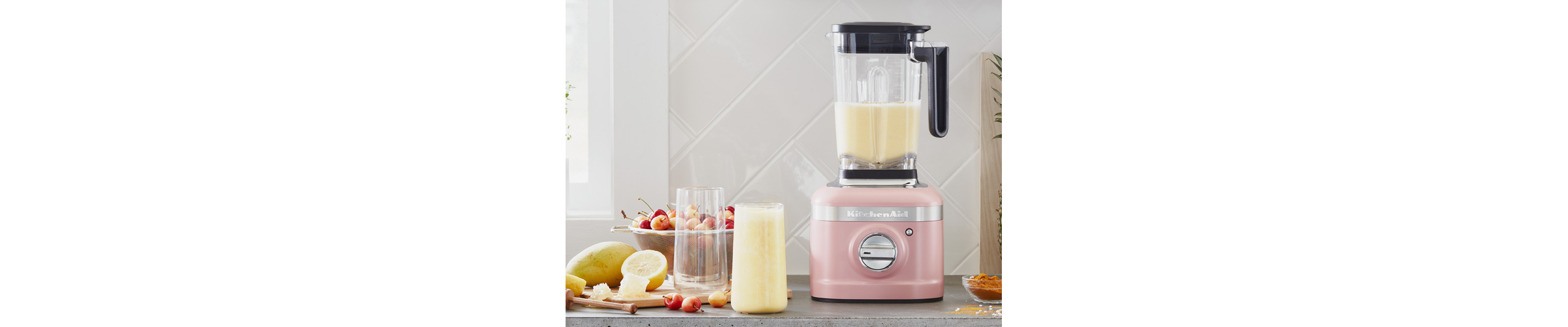 KitchenAid® blender with frozen drinks and ingredients