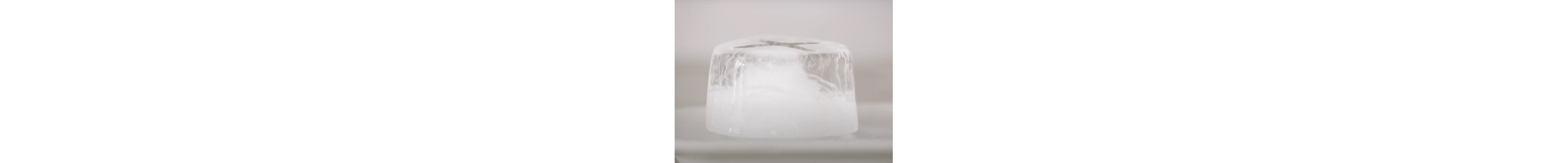 A cube of ice