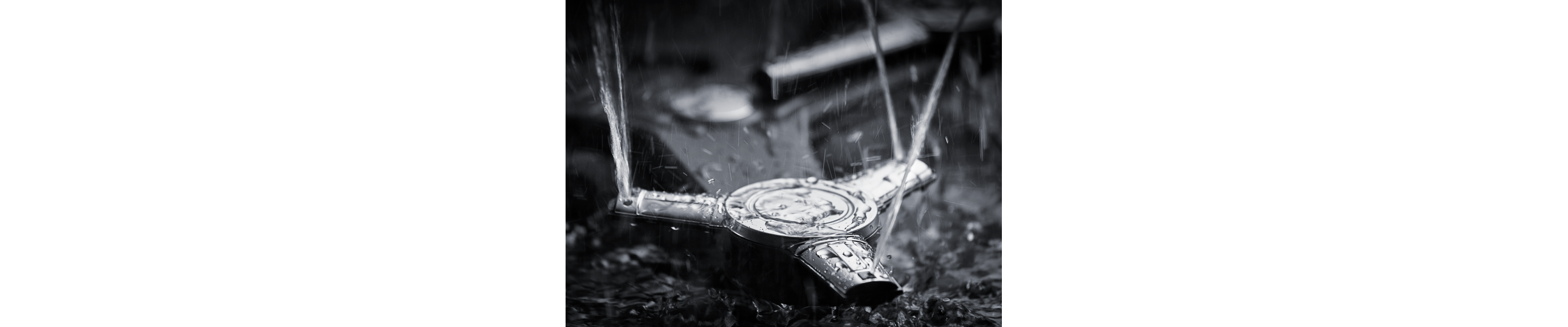 Close-up of dishwasher spray arm