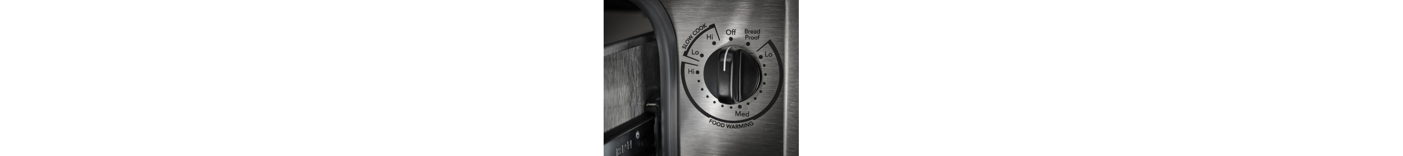 Proofing drawer settings knob