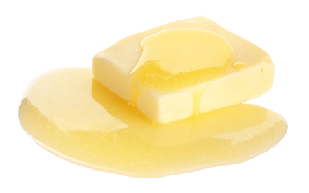 A melting pat of butter
