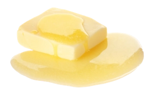 A melting pat of butter