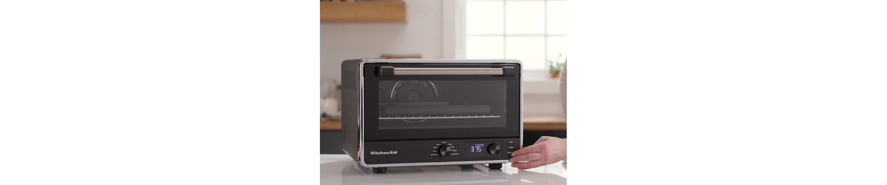A KitchenAid® countertop oven