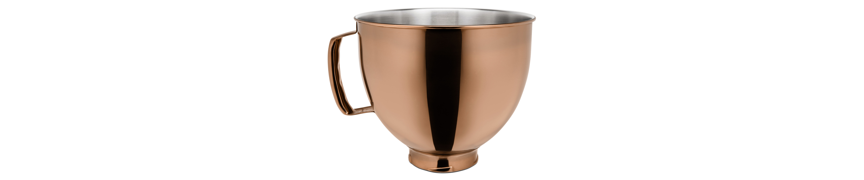 A KitchenAid® copper mixer bowl