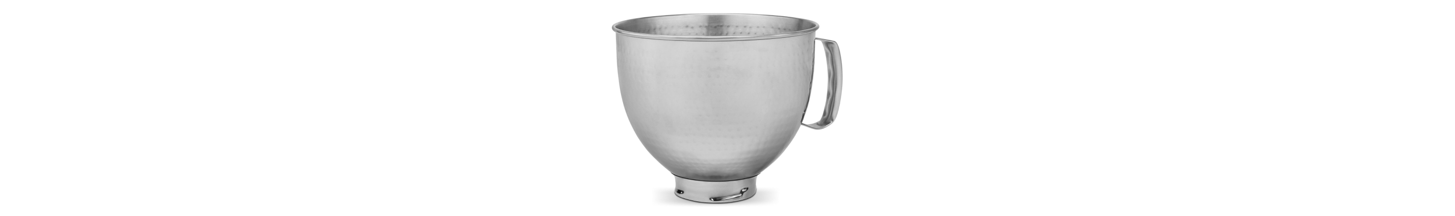 A KitchenAid® stainless steel mixer bowl