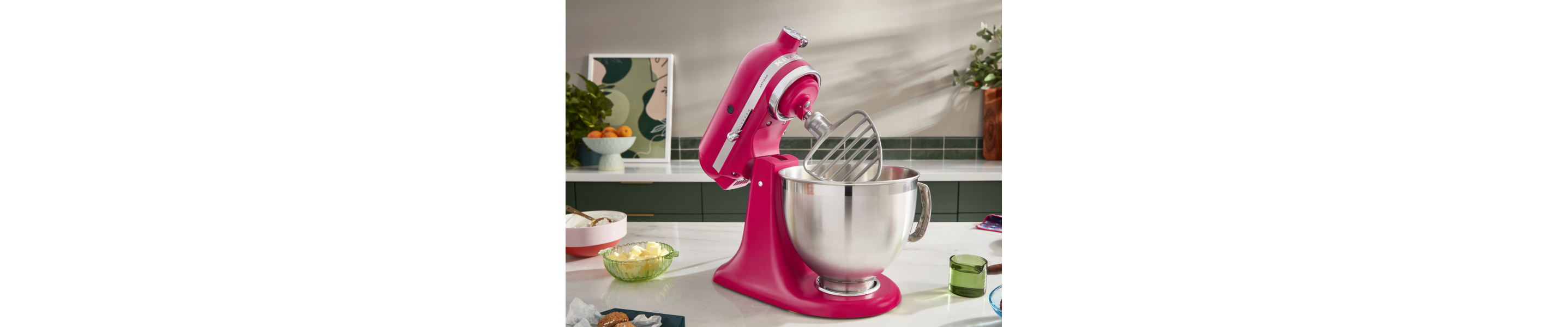 KitchenAid® 2023 Color of the Year stand mixer with pastry beater