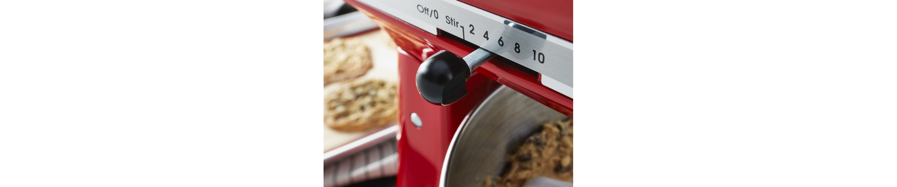 10 speed control on KitchenAid® stand mixer
