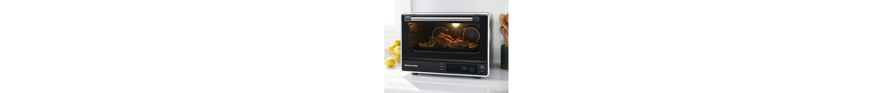 Chicken pieces in a KitchenAid® digital countertop oven