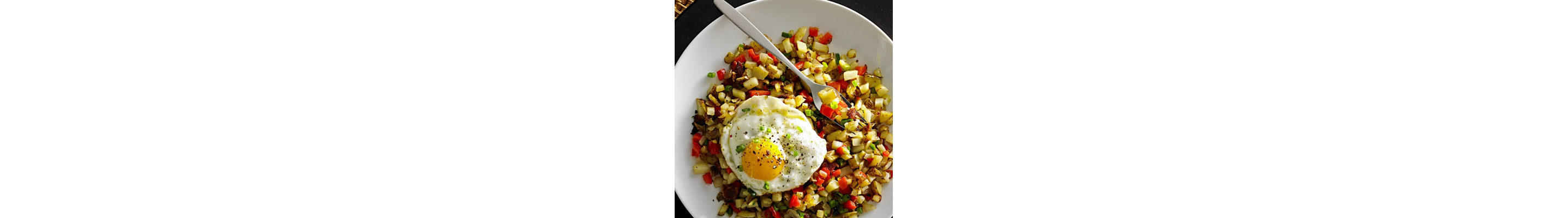 Potato red pepper hash from Yummly recipe