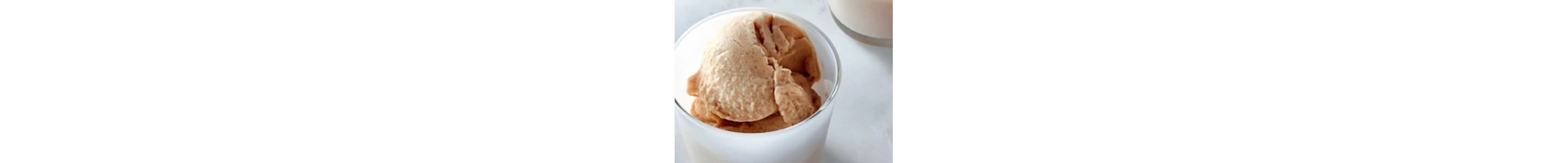 Yummly recipe of Pineapple Coconut Ice Cream on countertop