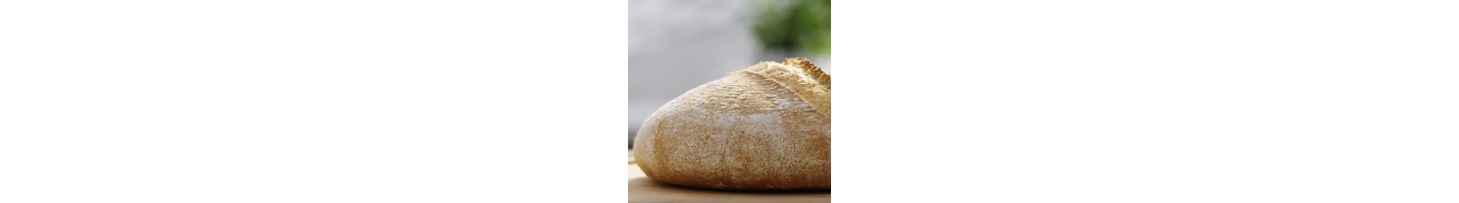 Loaf of sourdough bread on a countertop